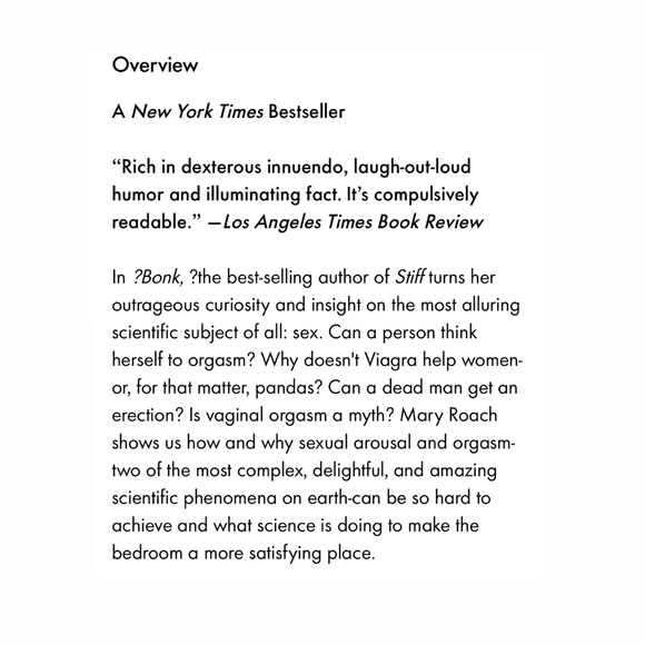 Bonk by Mary Roach - Picture 3 of 4